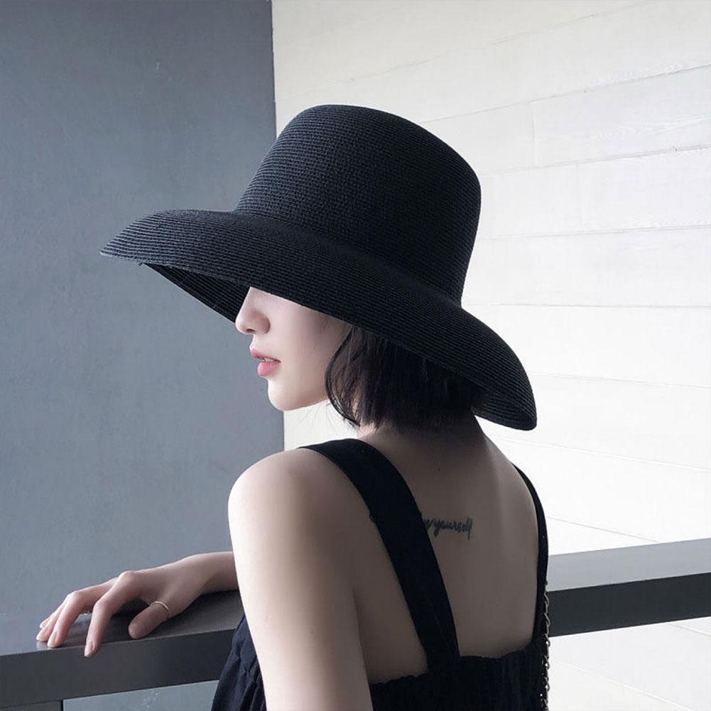 Chapéu de palha de aba larga e - Bucket Hat Straw avaliação e preço
