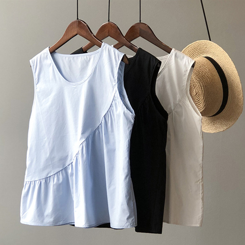 Solto casual feminino algodão  - Shirt Camp Collar avaliação e preço