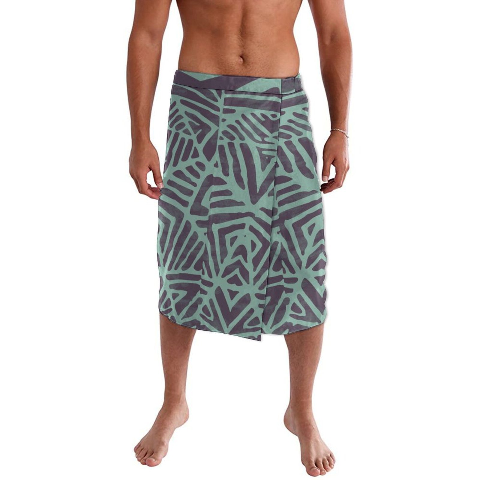 Vestido de praia havaiano masc - Sarong Men Wrap avaliação e preço